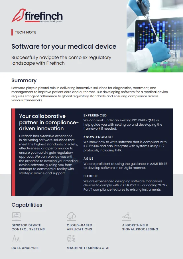 Medical Device Tech Note
